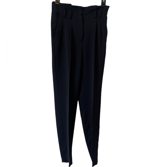 Express Women’s High Rise Ankle Navy Blue Pants. Size 00R - Picture 1 of 7